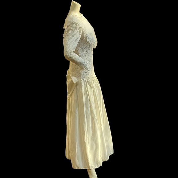 JESSICA McCLINTOCK VINTAGE NWOT WEDDING GOWN SIZE 13 - Picture 3 of 13